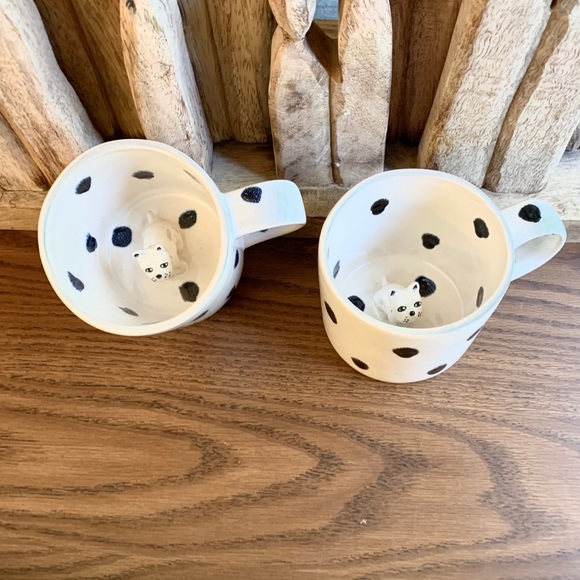 New! Anthropologie Peek a Boo Pet Mug - Picture 5 of 5